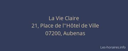 La Vie Claire