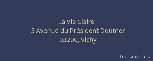 La Vie Claire