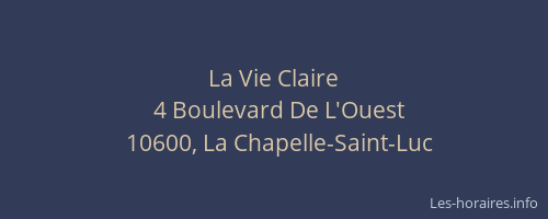 La Vie Claire