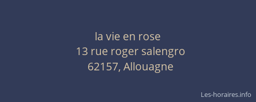 la vie en rose