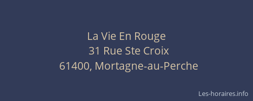 La Vie En Rouge