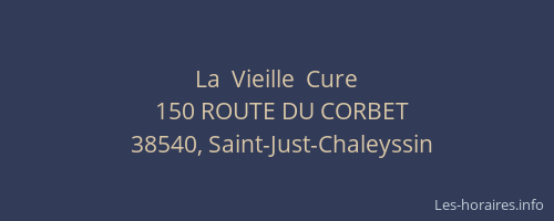 La  Vieille  Cure