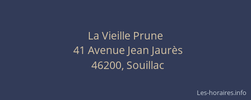 La Vieille Prune