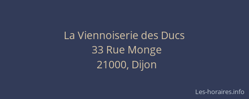 La Viennoiserie des Ducs