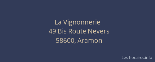 La Vignonnerie