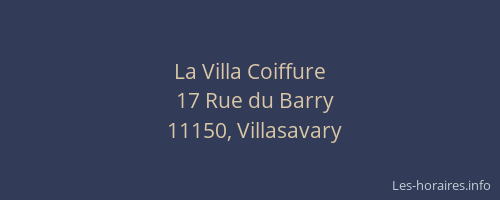 La Villa Coiffure