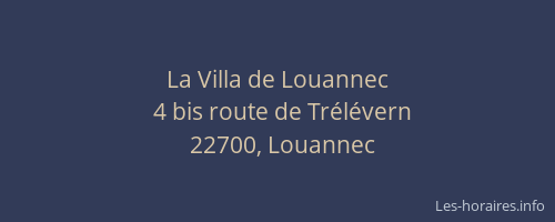 La Villa de Louannec