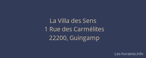 La Villa des Sens