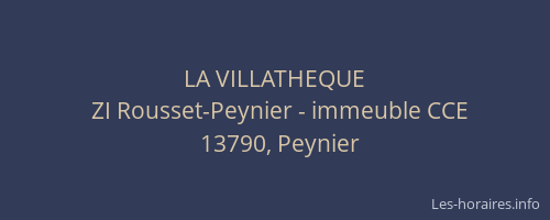 LA VILLATHEQUE