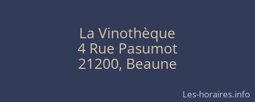 La Vinothèque