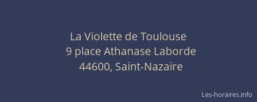 La Violette de Toulouse