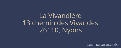 La Vivandière