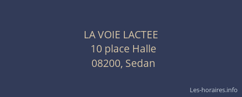 LA VOIE LACTEE