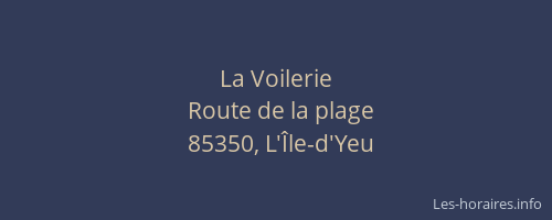 La Voilerie