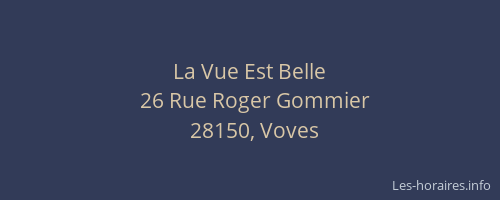 La Vue Est Belle