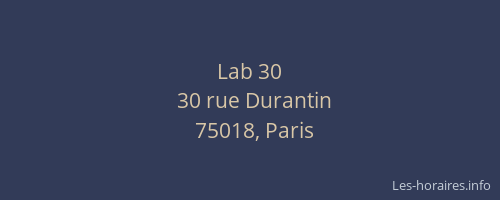 Lab 30