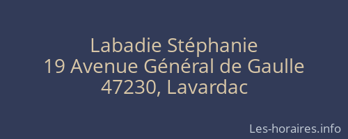 Labadie Stéphanie