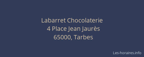 Labarret Chocolaterie