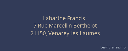 Labarthe Francis