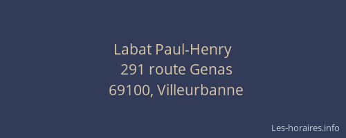 Labat Paul-Henry