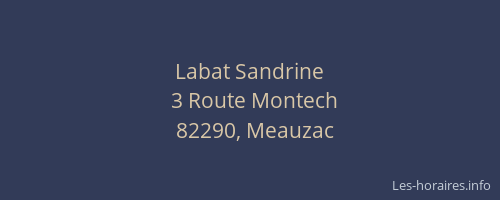 Labat Sandrine