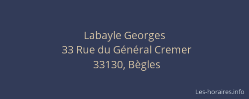 Labayle Georges