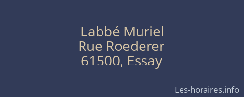 Labbé Muriel
