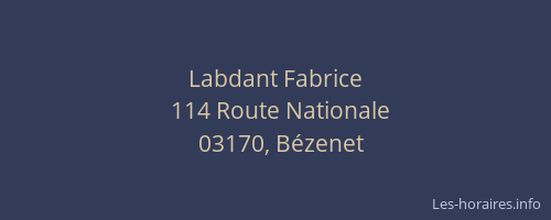 Labdant Fabrice