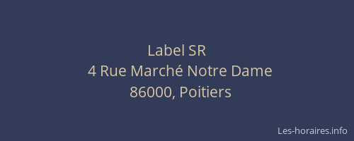 Label SR