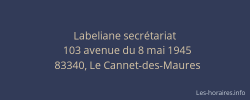 Labeliane secrétariat
