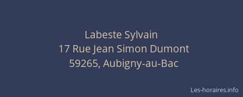 Labeste Sylvain