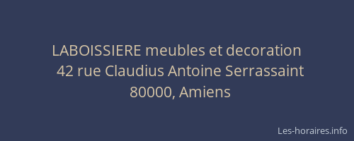 LABOISSIERE meubles et decoration