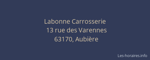 Labonne Carrosserie