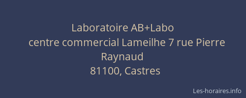 Laboratoire AB+Labo