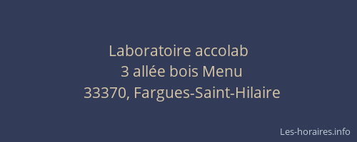 Laboratoire accolab