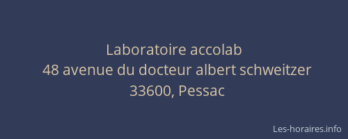 Laboratoire accolab