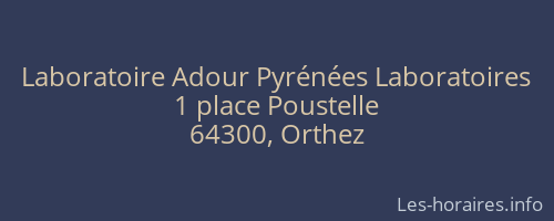 Laboratoire Adour Pyrénées Laboratoires