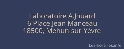Laboratoire A.Jouard