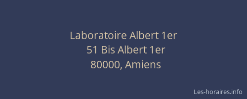 Laboratoire Albert 1er