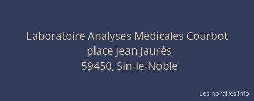 Laboratoire Analyses Médicales Courbot