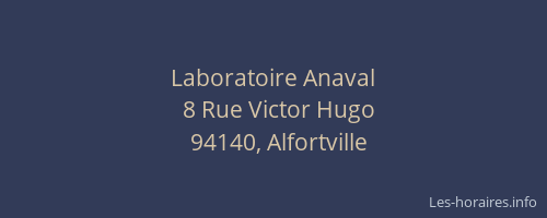 Laboratoire Anaval