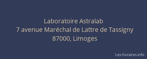 Laboratoire Astralab
