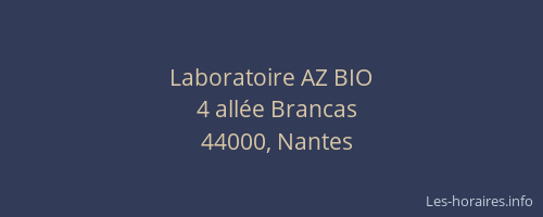 Laboratoire AZ BIO