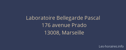 Laboratoire Bellegarde Pascal