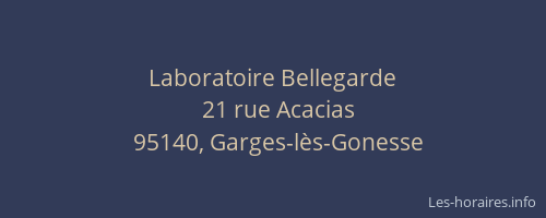 Laboratoire Bellegarde