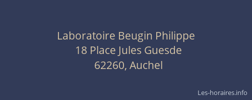 Laboratoire Beugin Philippe