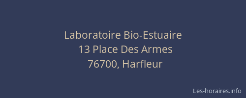 Laboratoire Bio-Estuaire