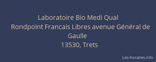 Laboratoire Bio Medi Qual