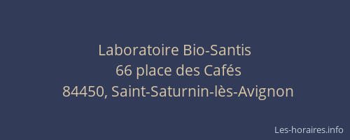 Laboratoire Bio-Santis
