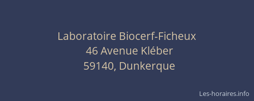 Laboratoire Biocerf-Ficheux